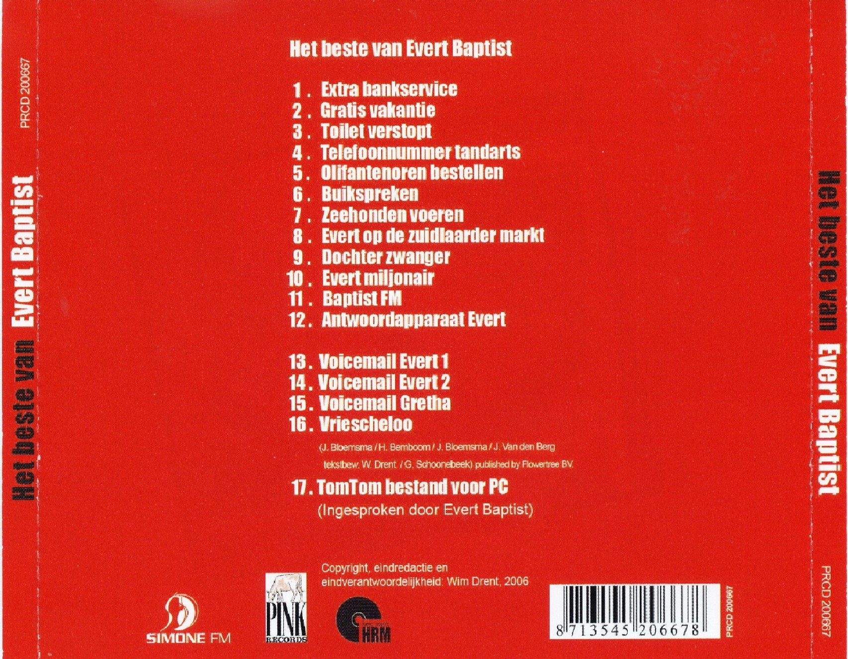 Ever Baptist  Het Beste Van : Back